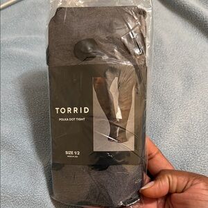 Torrid black Polka Dot Tights